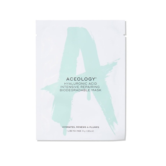 NEW! Aceology Hyaluronic Acid Intensive Repairing Biodegradable Mask 4-Pack - Picture 3 of 9